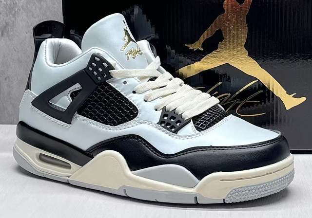 Air Jordan 4 Cement 2025 Platinum Gold